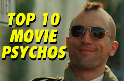 Top Ten Movie Psychos